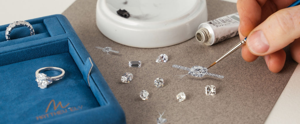 Custom Diamond Engagement Rings 