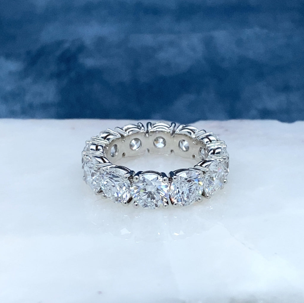Custom Platinum & Diamond Eternity Band