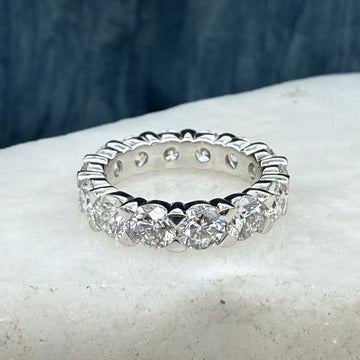 Platinum Diamond Eternity Ring Remake
