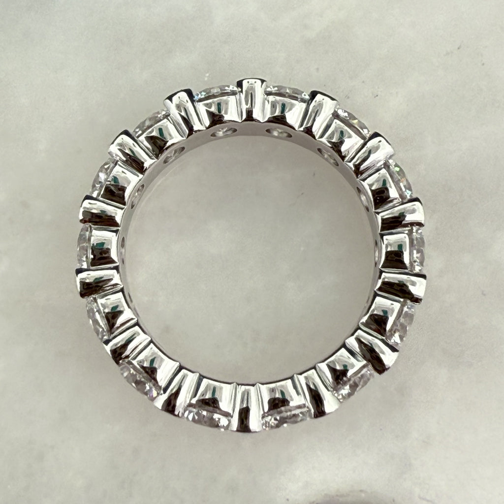 Platinum Diamond Eternity Ring Remake