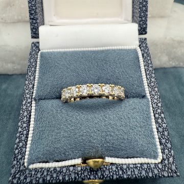 Custom Full Circle Diamond Wedding Ring
