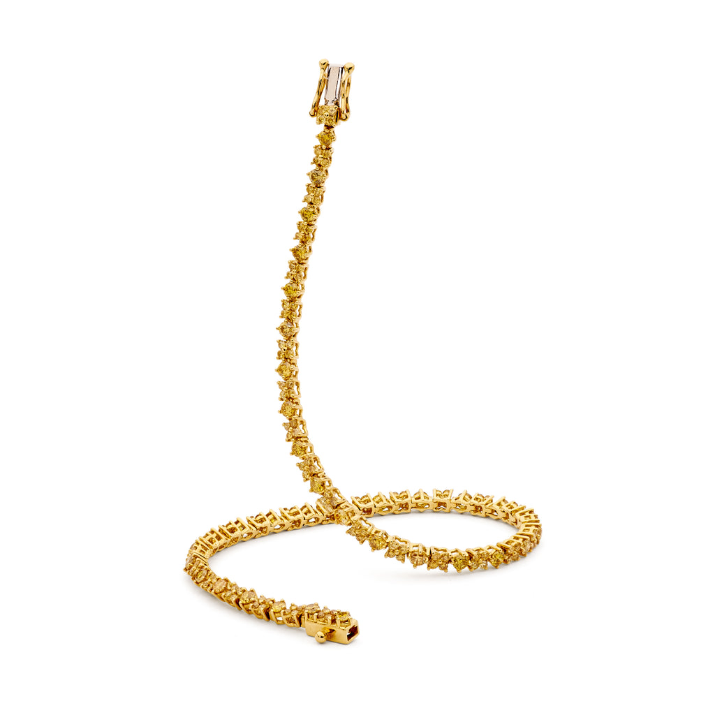 Yellow Diamond Bracelet