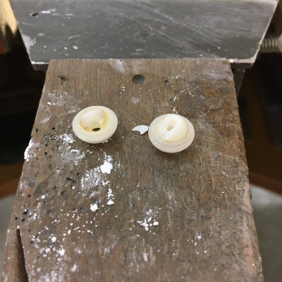 The making of a Pearl & Diamond Necklace Clasp by Matthew Ely Jewellery
