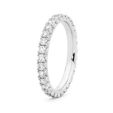 18ct White Gold & Diamond Eternity Ring from Matthew Ely Jewellery