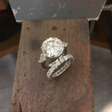 18ct White Gold & Diamond Rings | Jewellery Remake