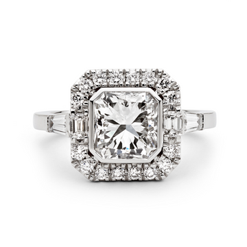 2.01ct Radiant Diamond Engagement Ring