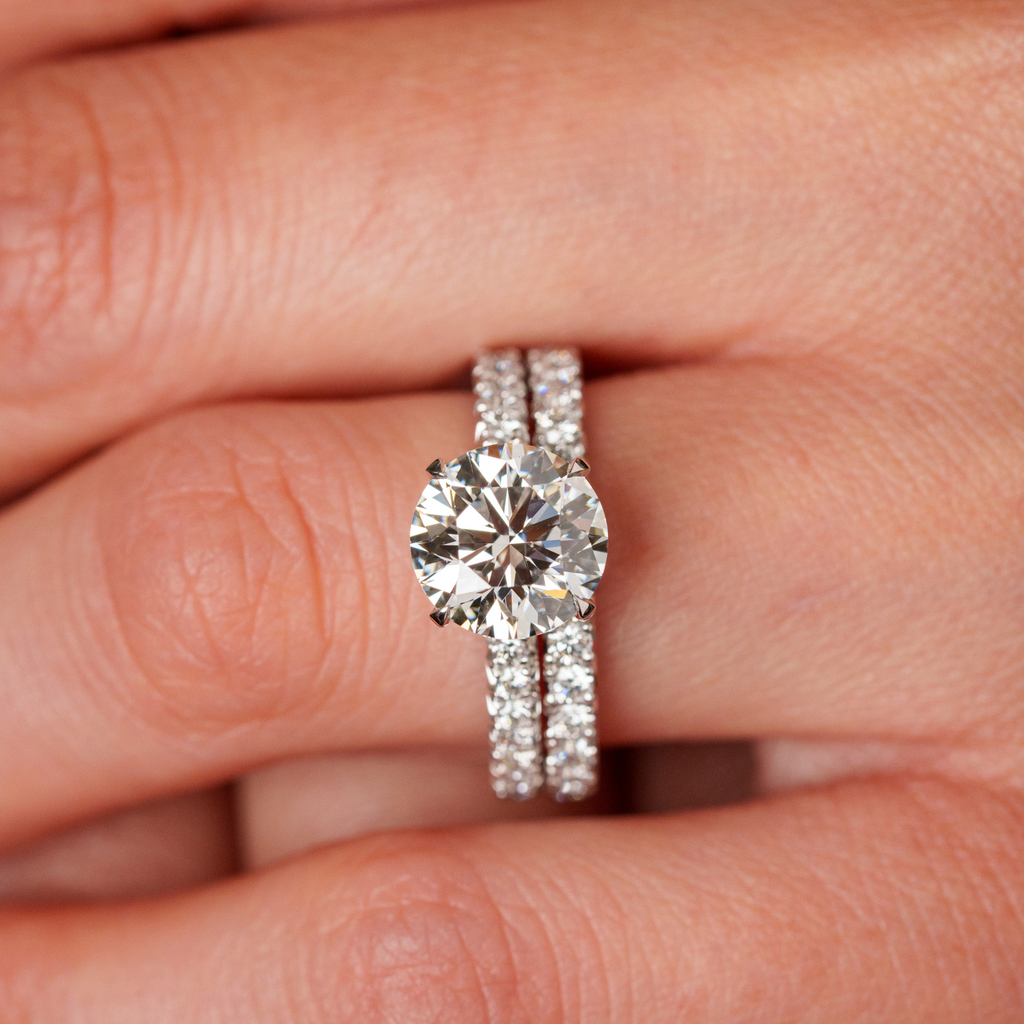 2.76ct Round Brilliant Cut Diamond Engagement Ring