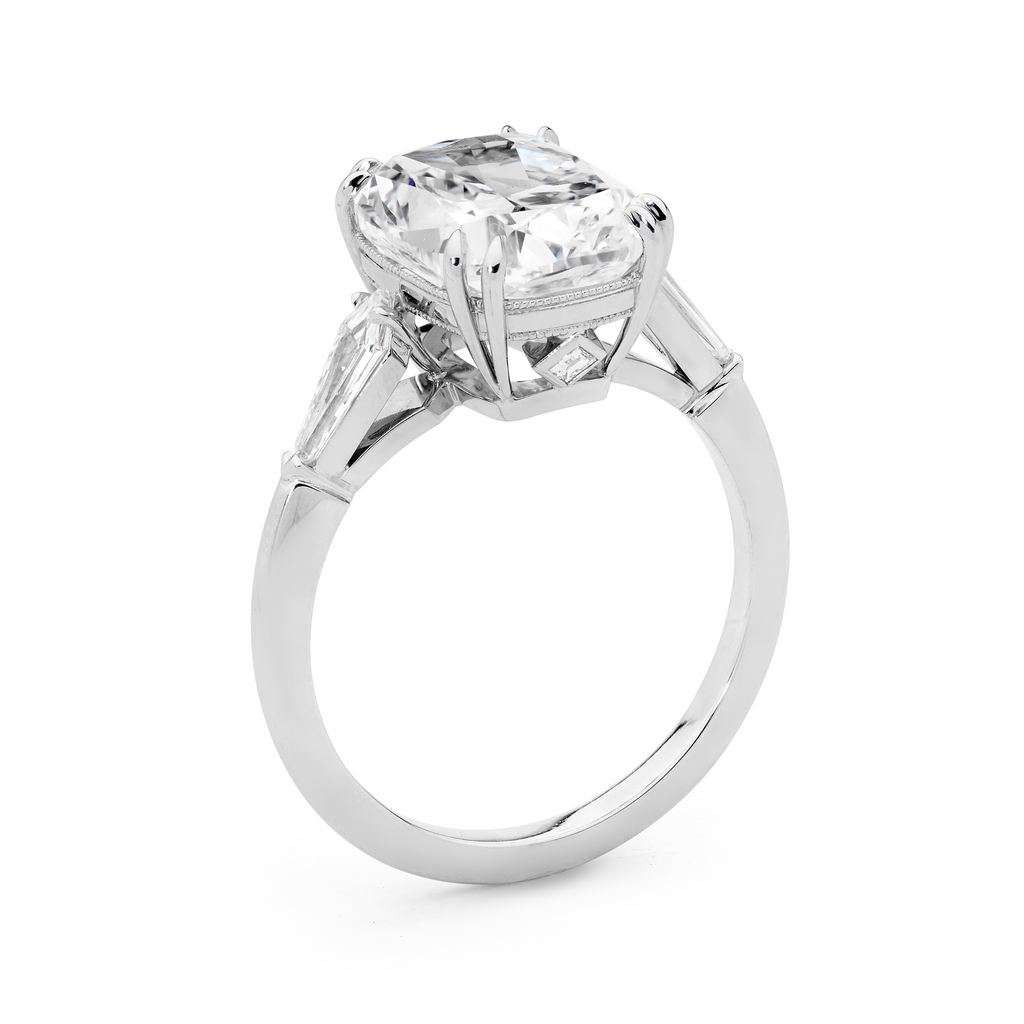 Platinum Diamond Engagement Ring 5.1ct From Matthew Ely Jewellery 