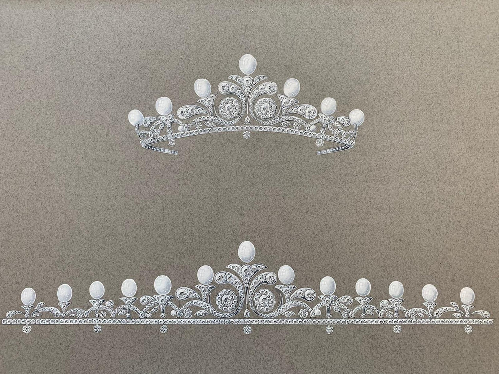 Tiara Design Custom Diamond Tiara: Custom Made | Matthew Ely Jewellery
