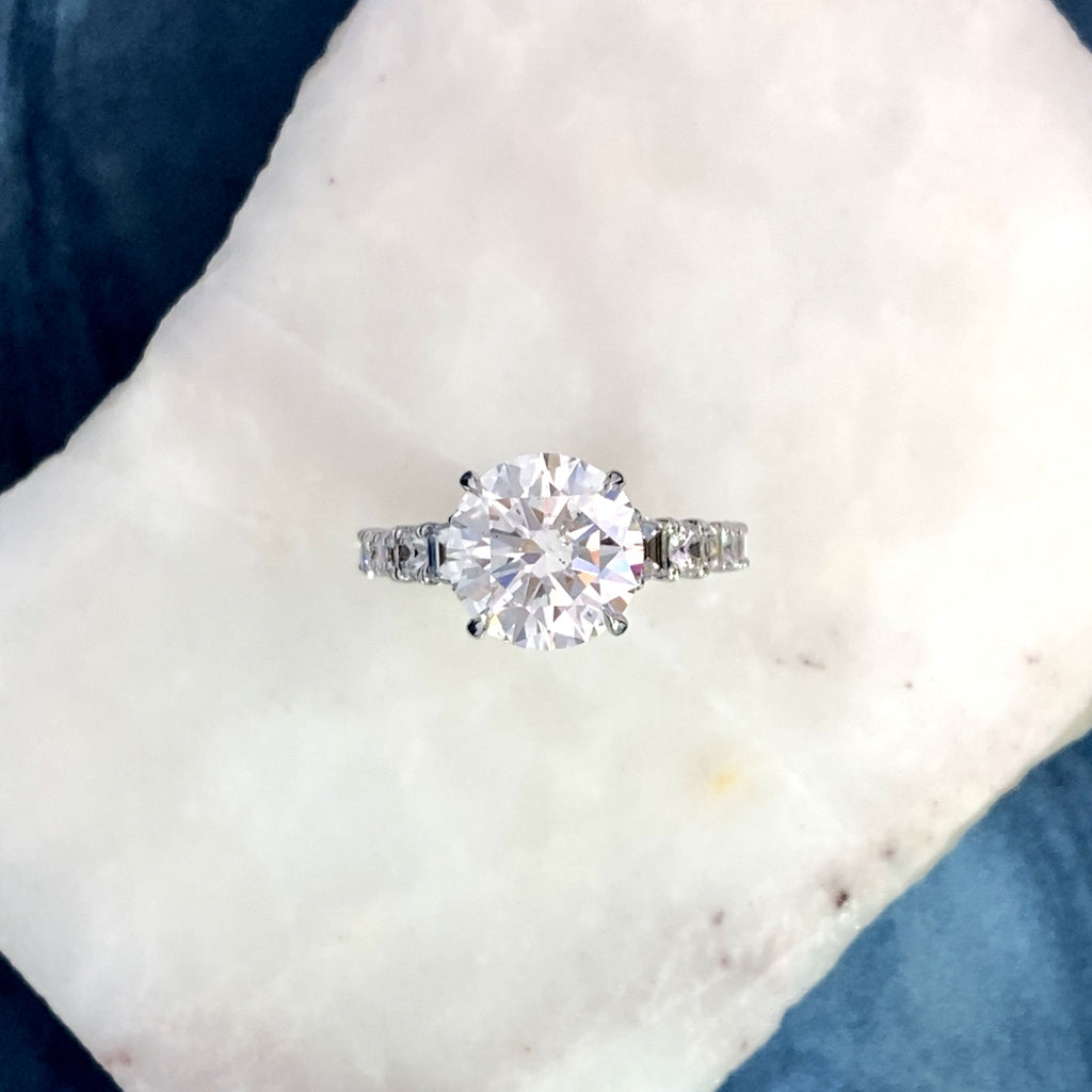 5ct Diamond Handmade Engagement Ring