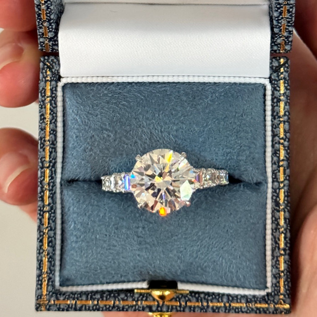 5ct RBC Diamond Ring Custom Made