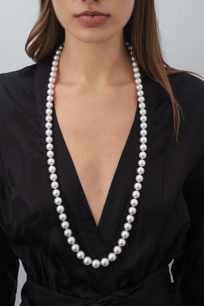 Autore Round Long South Sea Pearl Strand Matthew Ely Jewellery