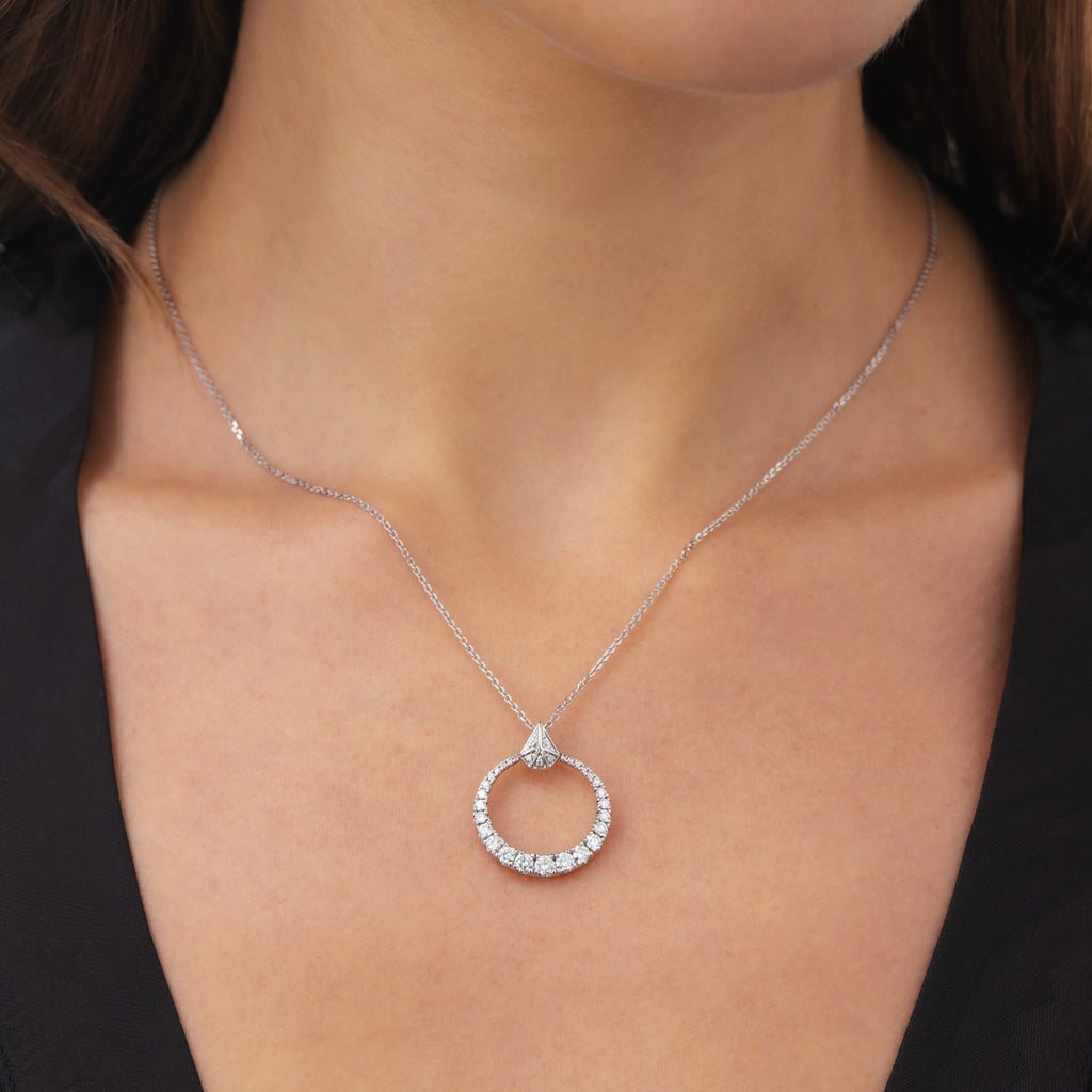 Diamond Circle Pendant