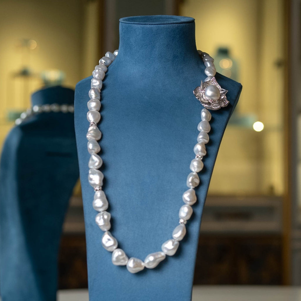 Iluka Keshi Pearl Necklace by Matthew Ely Jewellery