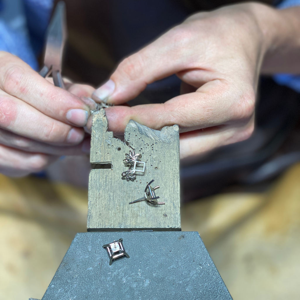 Making of Tourmaline, Sapphire, Citrine, Amethyst & Aquamarine Earrings by Matthew Ely