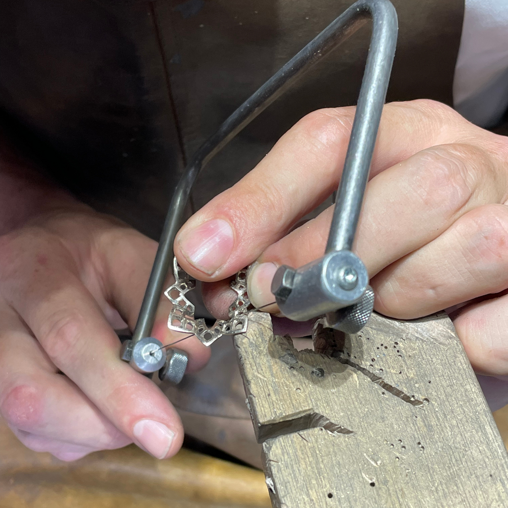 The Making of Imperial Topaz, Spessartine Garnet & Diamond Earrings by Matthew Ely