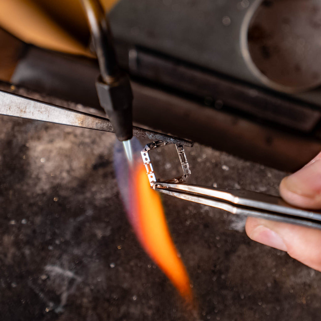 The Making of a Morganite & Diamond Art Deco Cocktail Cluster Ring From Matthew Ely Jewellery 