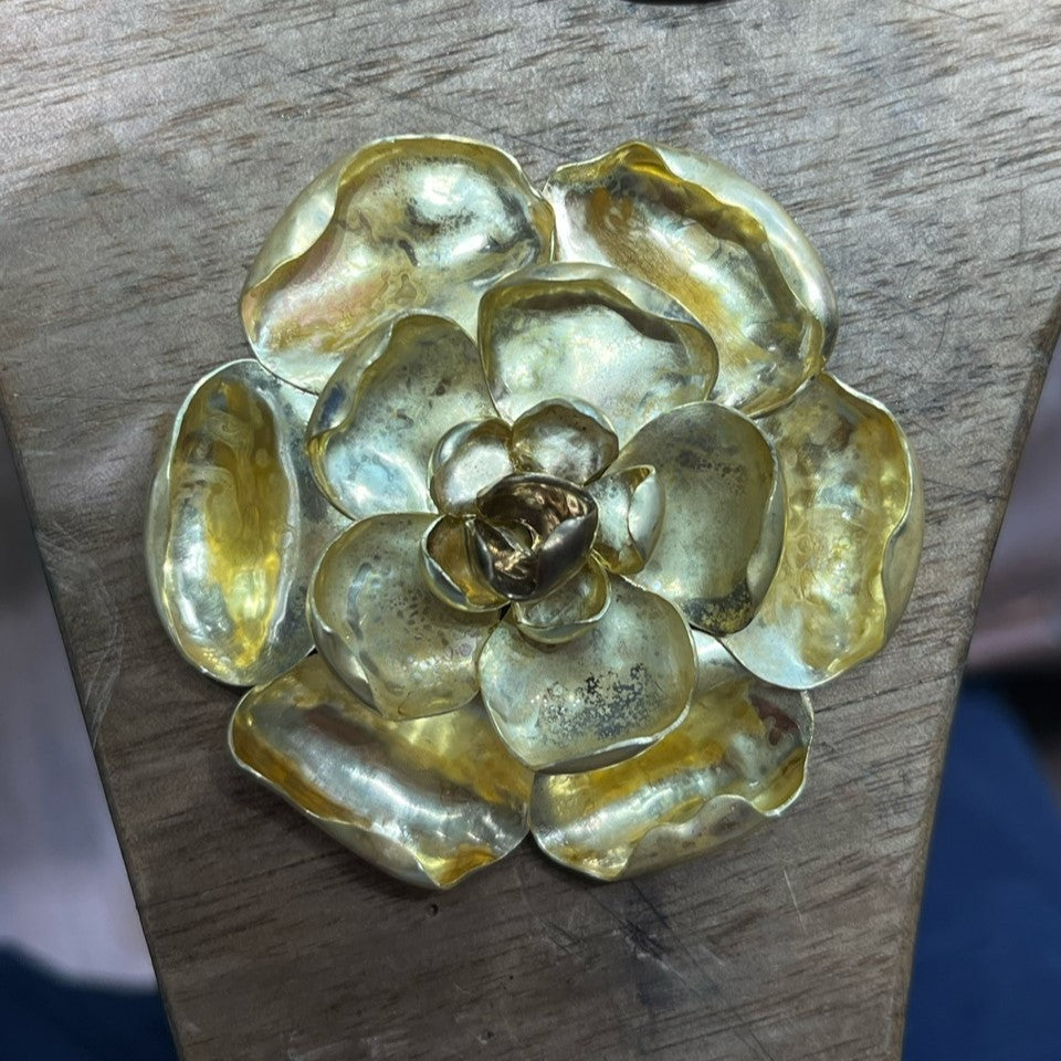 The Making of an 18ct Yellow Gold, Amethyst & South Sea Pearl Flower Brooch