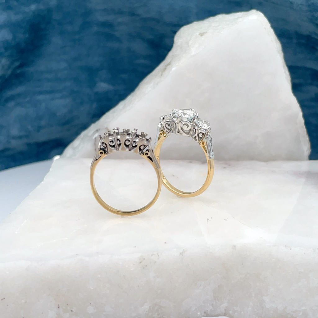 The Making of a Three Stone Diamond Engagement Ring Remake by Matthew Ely