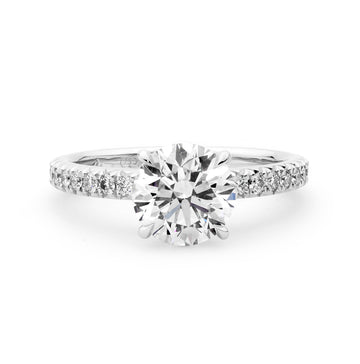 2.76ct Round Brilliant Cut Diamond Engagement Ring