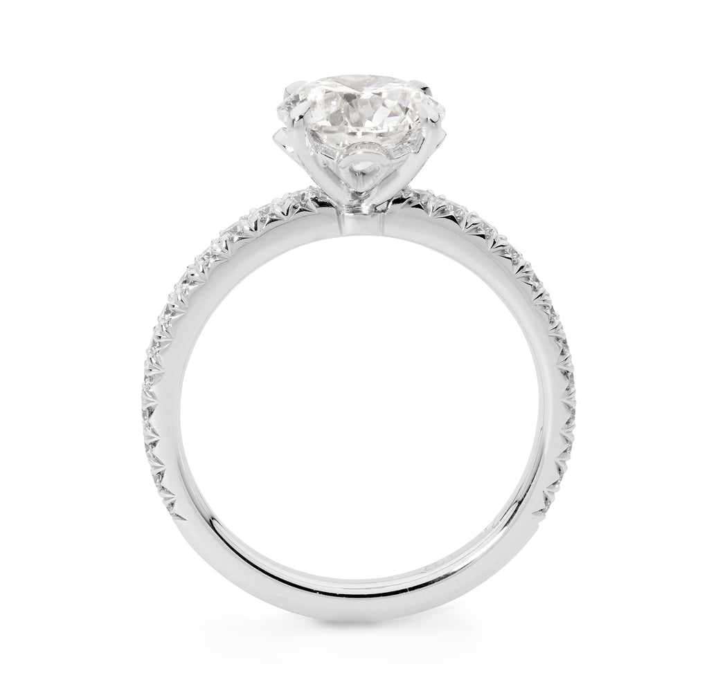 2.76ct Round Brilliant Cut Diamond Engagement Ring 2