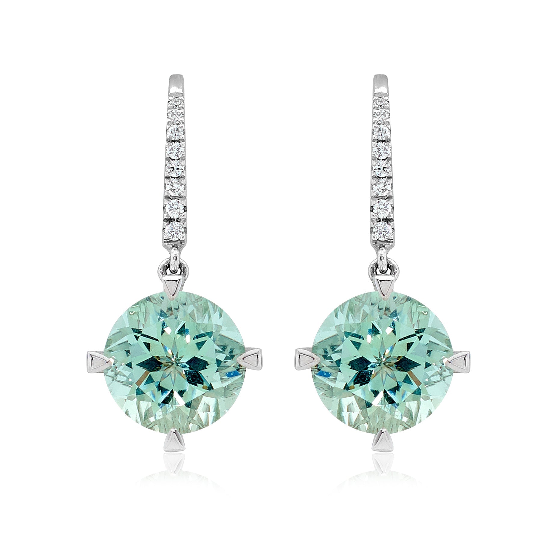 Green sales beryl earrings