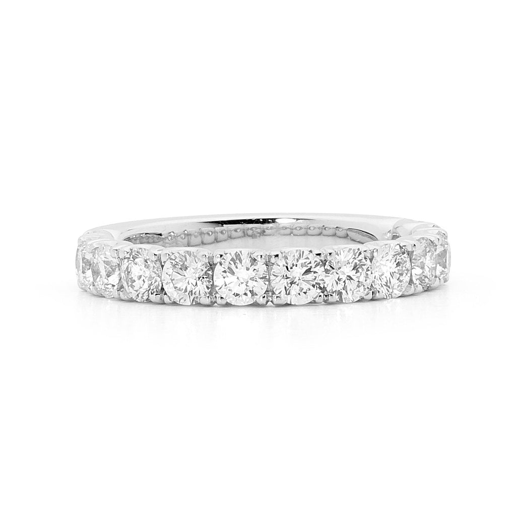 18ct White Gold & Brilliant Cut Diamond Wedding Ring